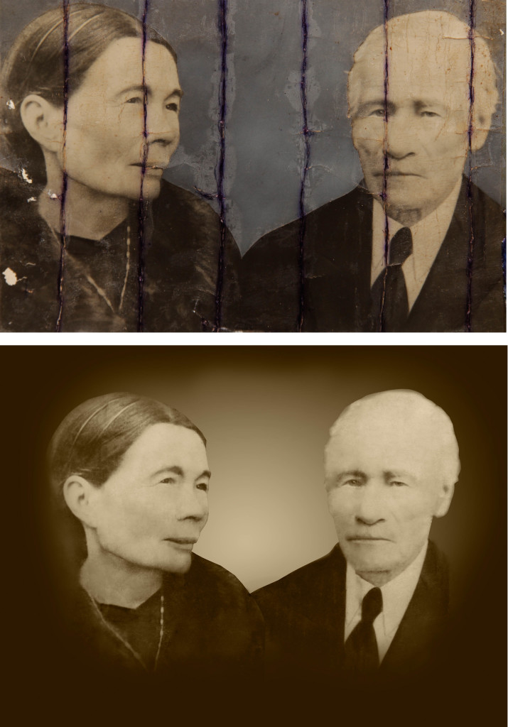 Ejemplo restauración fotografica