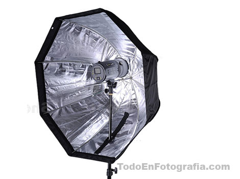 Softbox octagonal para estudio fotografico
