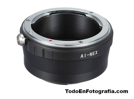 Adaptador lentes nikon para camara sony