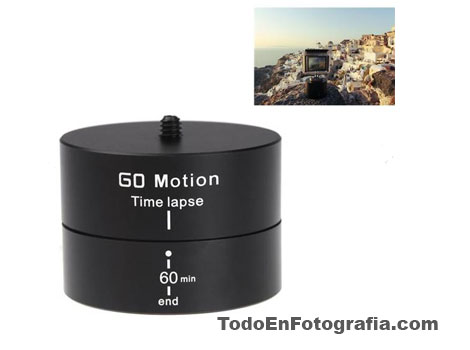 Rotor para paneo 360 grados con la GoPro