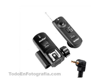 Control remoto camara y flash 3 en 1