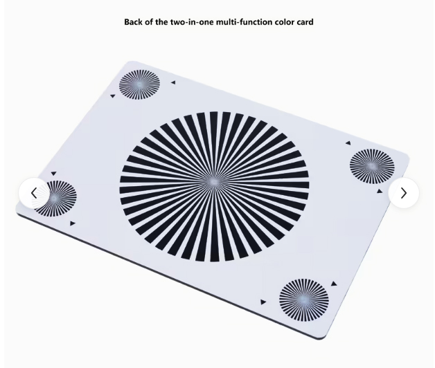 Carta para probar lentes