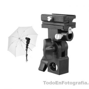 Adaptador flash sombrilla