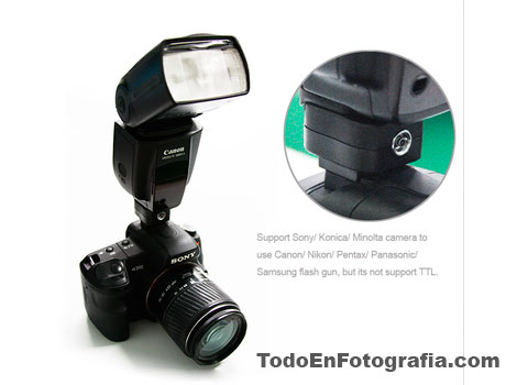 Adaptador flash SONY