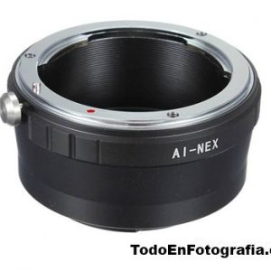 Adaptador lentes nikon para camara sony