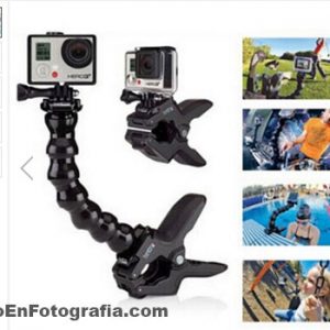 Clamp o prensa flexible para camara GoPro