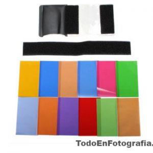 Juego filtros iltros de varios colores