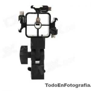 Adaptador zapata flash triple