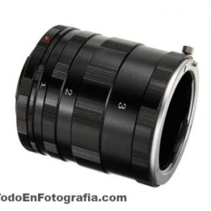 Anillos extension para macro SONY