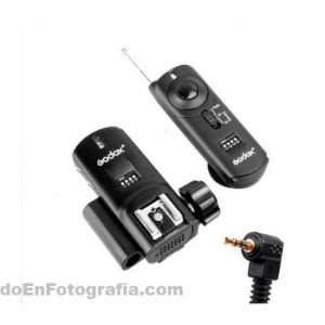 Control remoto camara y flash 3 en 1