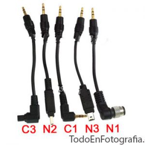 Cables para Nikon y Canon