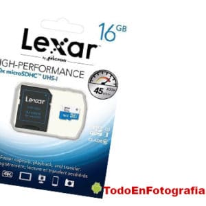 Tarjeta memoria LEXAR