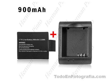 Bateria y cargador para camara video SJ4000