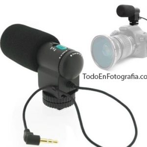 Micrófono para camara fotografica DSLR