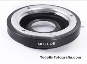 Adapatador lente MD/EOS