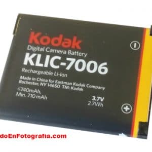 Bateria Para Camara Kodak Klic-7006