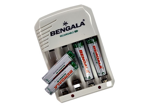 Kit cargador baterías AAA