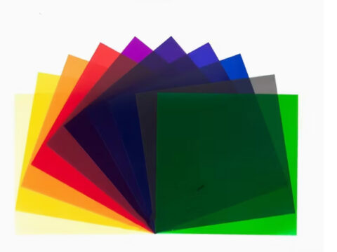 Filtros gelatina de colores varios